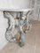 Dutch Carved Kwab Console Table in Blue and White Painted Limewood, Image 9