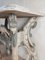 Dutch Carved Kwab Console Table in Blue and White Painted Limewood, Image 14