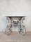 Dutch Carved Kwab Console Table in Blue and White Painted Limewood, Image 2