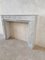 Antiker hellgrauer Kamin aus Carrara Marmor im klassizistischen Stil 11