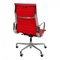 EA-119 Office Chair in Red Leather by Charles Eames for Vitra, Image 3