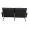 PK-31/2 Sofa in Black Leather by Poul Kjærholm for Kold Christensen, 1980s, Image 5