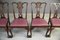 Mahogany Chippendale Dining Chairs from Waring & Gillow, Set of 4 5