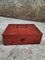 Vintage Red Cash Box Safe 1