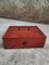 Vintage Red Cash Box Safe, Image 1