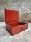 Vintage Red Cash Box Safe 7