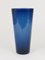 Large Mid-Century Blue Vase by Kaj Franck & Nuutajarvi Nottsjo, Finland, 1950s, Image 5