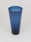 Große blaue Mid-Century Vase von Kaj Franck & Nuutajarvi Nottsjo, Finnland, 1950er 7