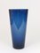 Large Mid-Century Blue Vase by Kaj Franck & Nuutajarvi Nottsjo, Finland, 1950s, Image 3