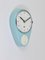 Mid-Century Modern Bill Wall Clock in Pastel Blue from attributed to Max Bill, Germany, 1950s, Image 6