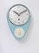 Mid-Century Modern Bill Wall Clock in Pastel Blue from attributed to Max Bill, Germany, 1950s, Image 14