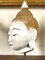 Burmese Buddha Head in Lacquered Marble, 1750s 5