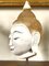 Burmesischer Buddha Kopf aus Lackiertem Marmor, 1750er 5