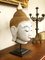 Burmese Buddha Head in Lacquered Marble, 1750s 15