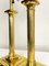 Large Brass Table Lamps with Lampshades from Metalarte, Spain, 1960s, Set of 2 17