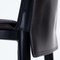 Italian Black Leather Barstools by Fasem, Set of 2 12