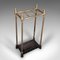 Antique English Victorian Segmented Stick Stand in Brass, 1880, Image 6