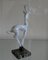 Glass Stag Figurine on Marble Plinth by Istvan Komaromy, UK, 1950s 5