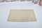 Small Vintage Natural Faded Rug in Tan 2