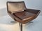Metropolitan Chocolate Brown Leather Armchair by Jeffrey Bernett for B & B Italia 4