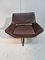 Metropolitan Chocolate Brown Leather Armchair by Jeffrey Bernett for B & B Italia 1