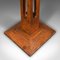 Small Antique English Victorian Display Pedestal, 1900, Image 8