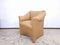Brown Leather Tentazione Armchairs by Mario Bellini for Cassina, Set of 3 8