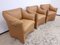 Brown Leather Tentazione Armchairs by Mario Bellini for Cassina, Set of 3 3