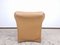 Brown Leather Tentazione Armchairs by Mario Bellini for Cassina, Set of 3 11