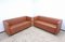 Cognac Leather Sofas from Walter Knoll / Wilhelm Knoll, Set of 2 1