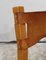 Chaises Vintage en Orme et Cuir de Maison Regain, 1970, Set de 4 10