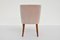 Chair Upholstered in Light Pink Velvet by Osvaldo Borsani for Atelier Borsani Varedo, Italy, 1950s, Set of 2, Image 5