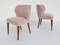 Chair Upholstered in Light Pink Velvet by Osvaldo Borsani for Atelier Borsani Varedo, Italy, 1950s, Set of 2, Image 1