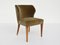 Chair Upholstered in Turtledove Velvet by Osvaldo Borsani for Atelier Borsani Varedo, Italy, 1950s, Set of 2, Image 3
