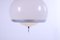 Lámpara colgante alemana de opalina con cable de armónica era espacial, años 60, Imagen 9