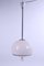Space Age German Opaline Hanging Lamp with Harmonica Cord, 1960s, Image 1