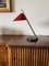 Mid-Century Red Table Lamp, 1960s 2