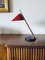 Mid-Century Red Table Lamp, 1960s 7