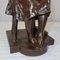 A. Massoulle, Jeune fille assise, Fine 1800, Bronzo, Immagine 22