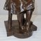 A. Massoulle, Jeune fille assise, Late 1800s, Bronze 22