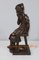 A. Massoulle, Jeune fille assise, Late 1800s, Bronze 24