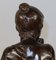 A. Massoulle, Jeune fille assise, Fine 1800, Bronzo, Immagine 12