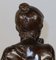 A. Massoulle, Jeune fille assise, Late 1800s, Bronze 12