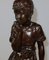 A. Massoulle, Jeune fille assise, Ende 1800, Bronze 10