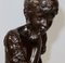 A. Massoulle, Jeune fille assise, Ende 1800, Bronze 9