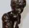 A. Massoulle, Jeune fille assise, Late 1800s, Bronze 9