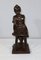 A. Massoulle, Jeune fille assise, finales de 1800, bronce, Imagen 6