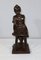 A. Massoulle, Jeune fille assise, Fine 1800, Bronzo, Immagine 6