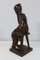 A. Massoulle, Jeune fille assise, Fine 1800, Bronzo, Immagine 5