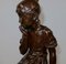 A. Massoulle, Jeune fille assise, Late 1800s, Bronze 11